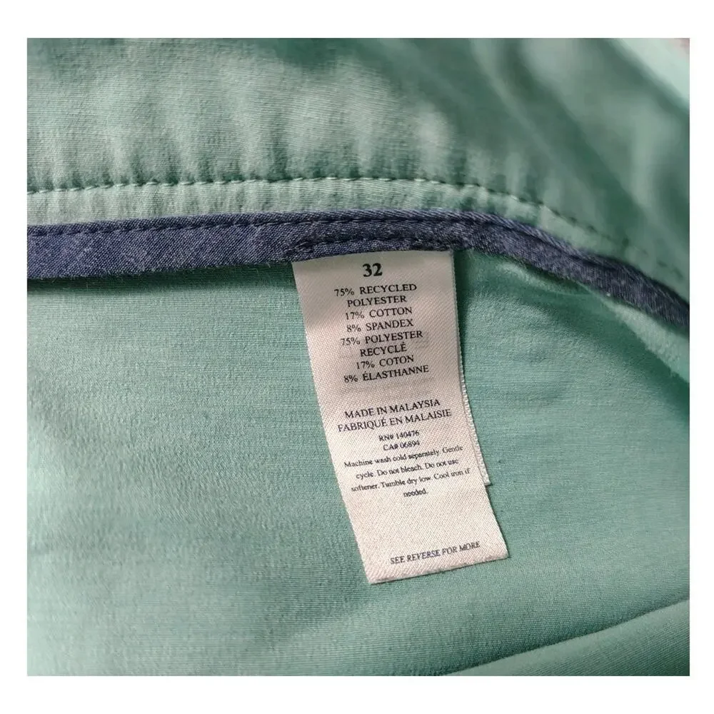 Faherty All Day Shorts Men's 32 Blue 9